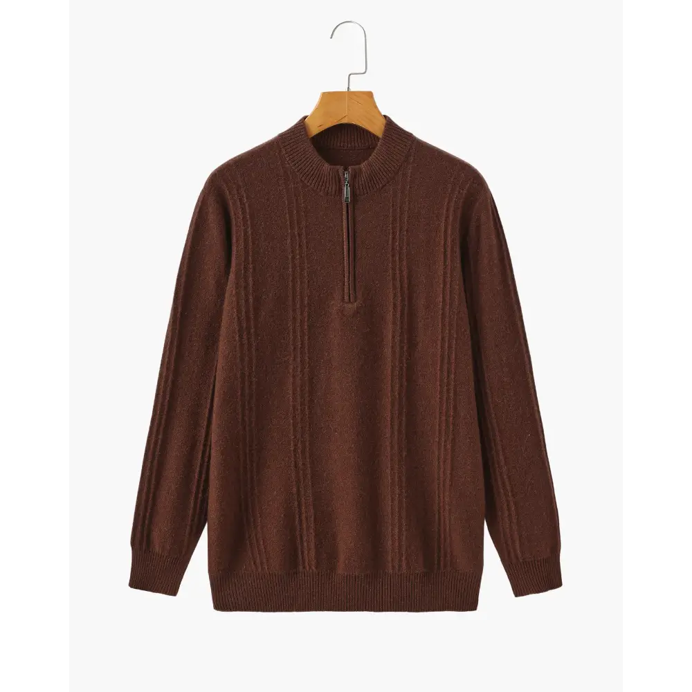 Cedar Ribbed Half-Zip Sweater — photo 8