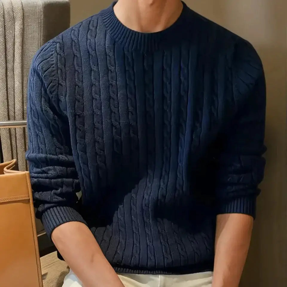 Sage Cable Knit Sweater — photo 2