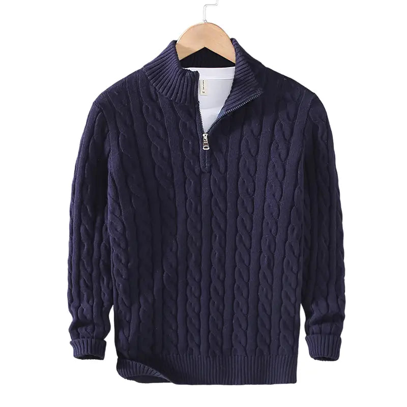 Alder Cable Half-Zip Sweater — photo 2