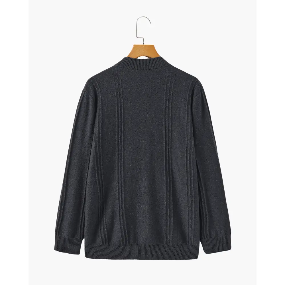 Cedar Ribbed Half-Zip Sweater — photo 4