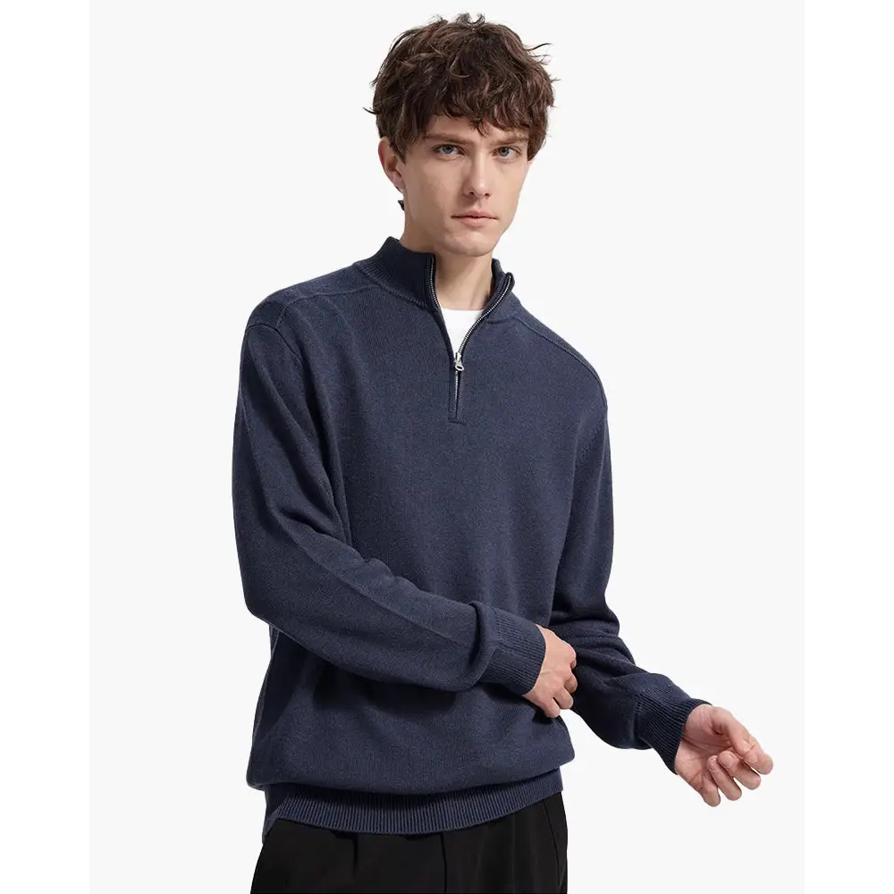 Birch Wool Half-Zip Sweater — photo 9