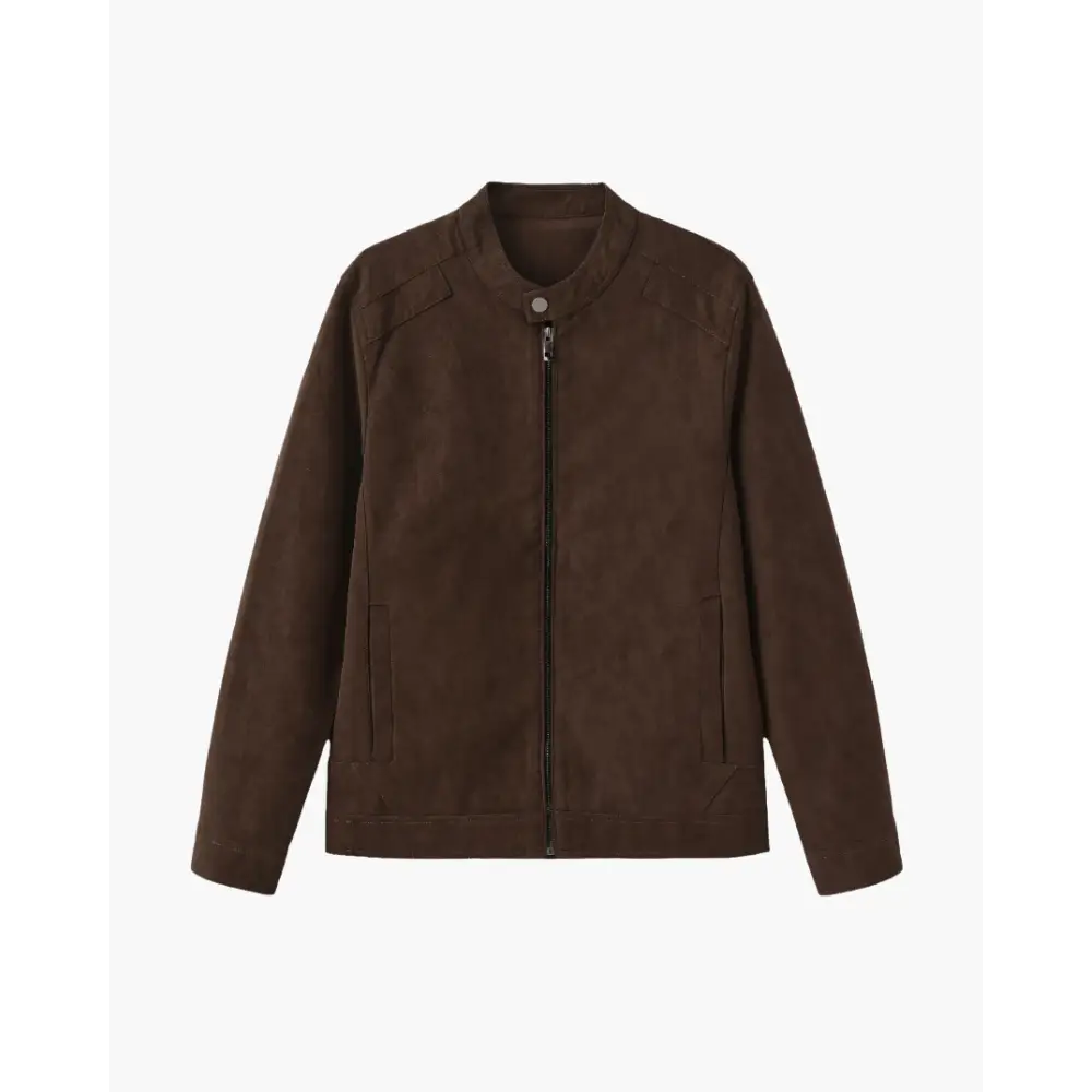 Birch Suede Zip Jacket — photo 4