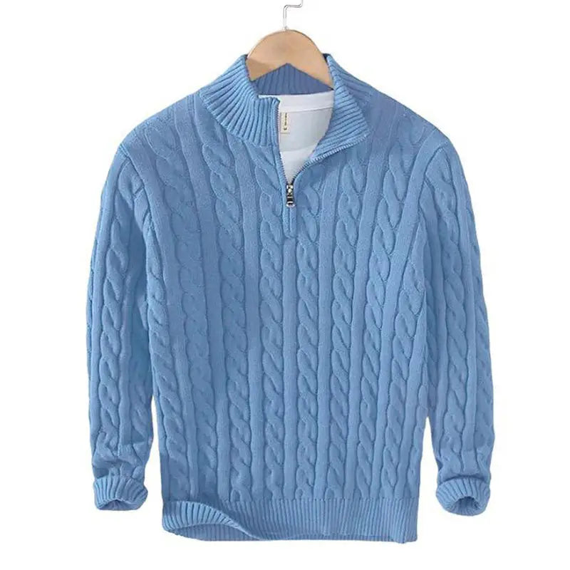 Alder Cable Half-Zip Sweater — photo 8