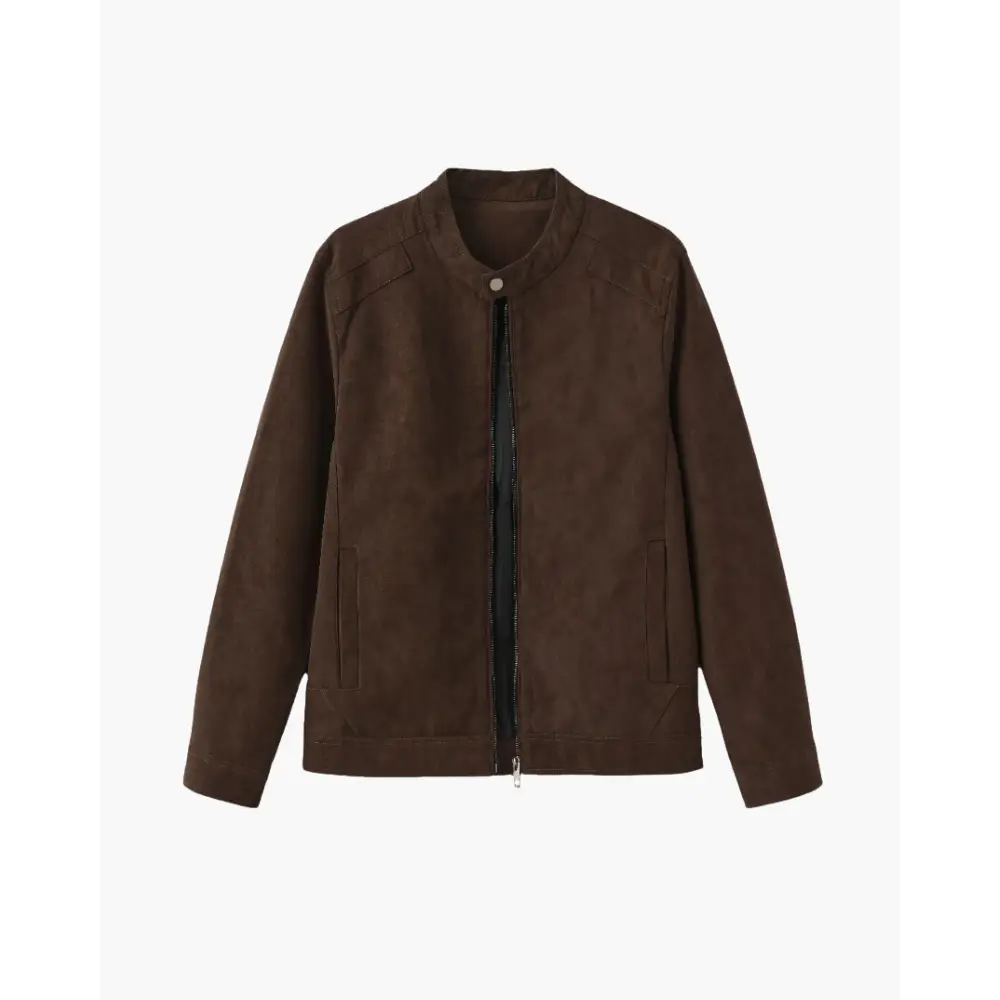 Birch Suede Zip Jacket — photo 6