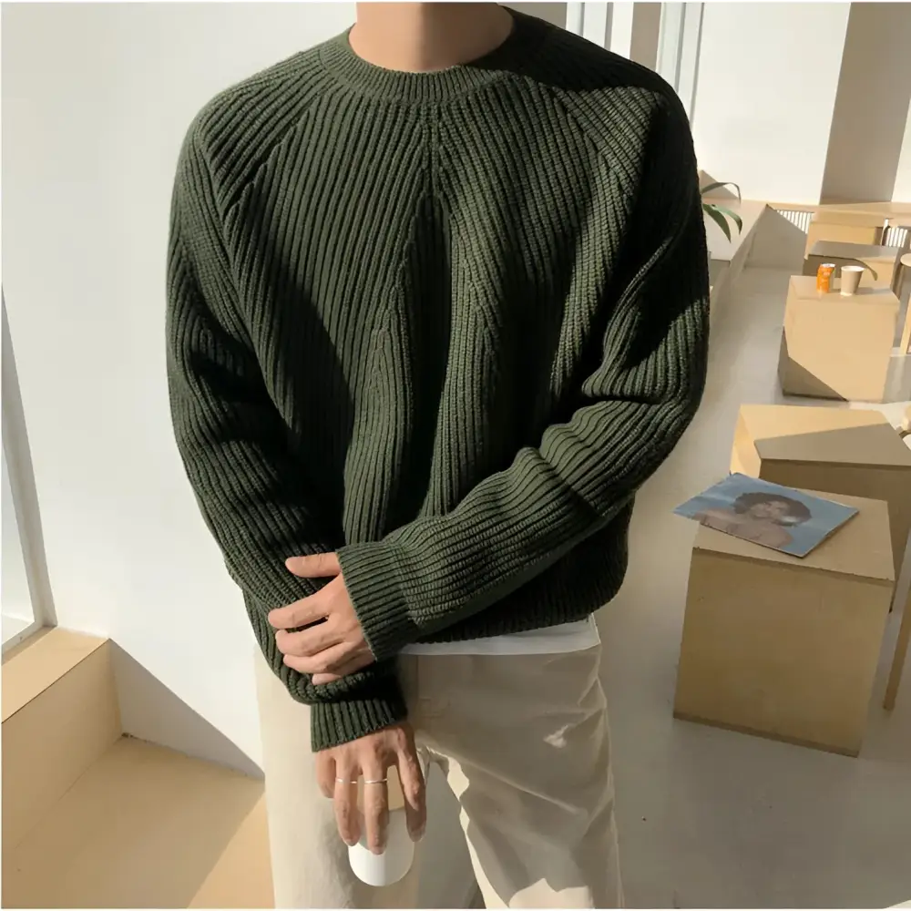 Alder Ribbed Knit Sweater — photo 3