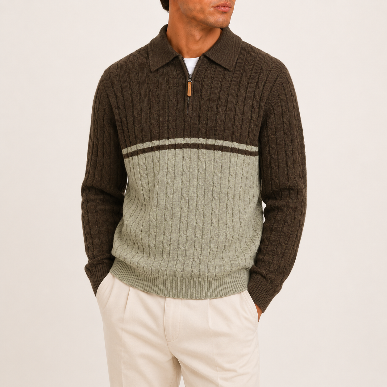 Wren Half-Zip Knit Sweater