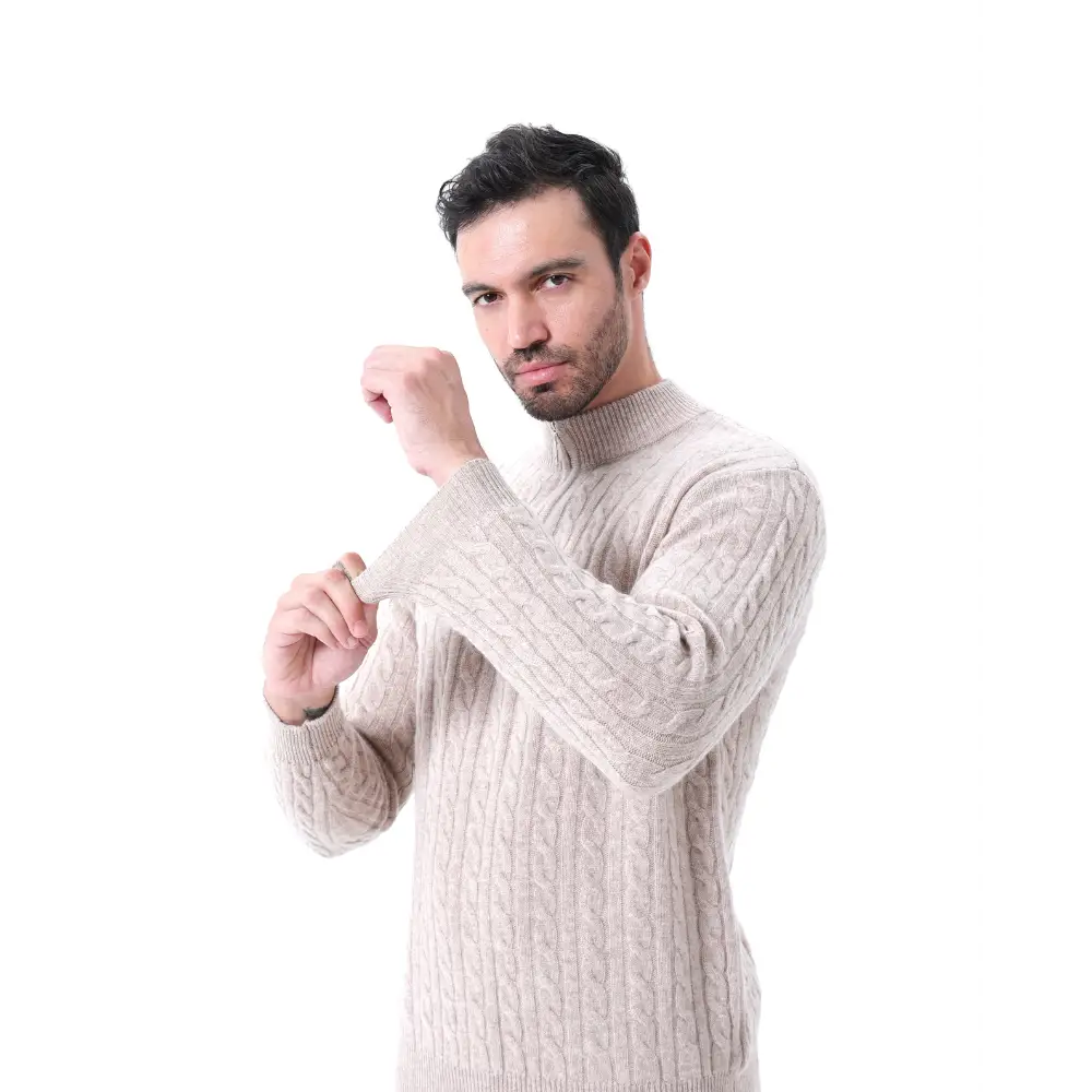 Wren Woven Half-Zip Sweater — photo 11