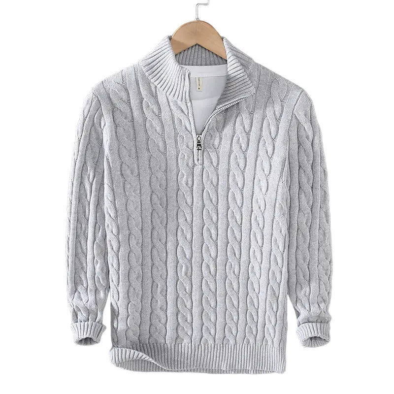 Alder Cable Half-Zip Sweater — photo 4