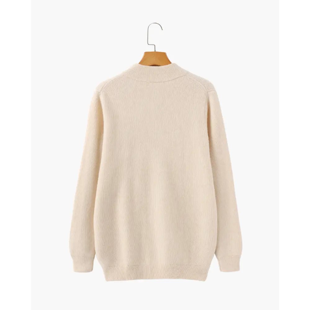 Birch Cashmere Half-Zip Sweater — photo 9