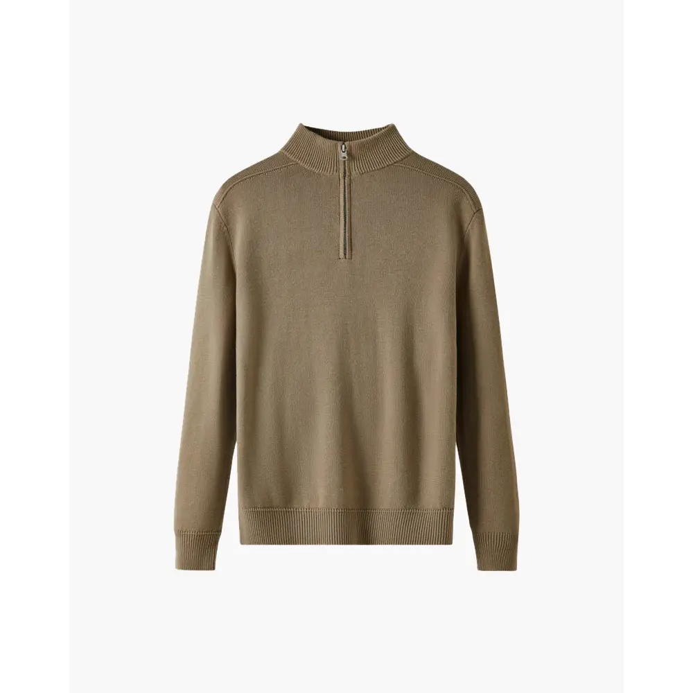 Birch Wool Half-Zip Sweater — photo 6