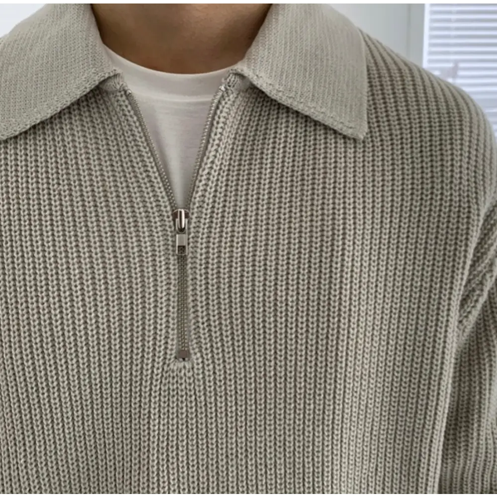Reed Zip Polo Sweater — photo 5