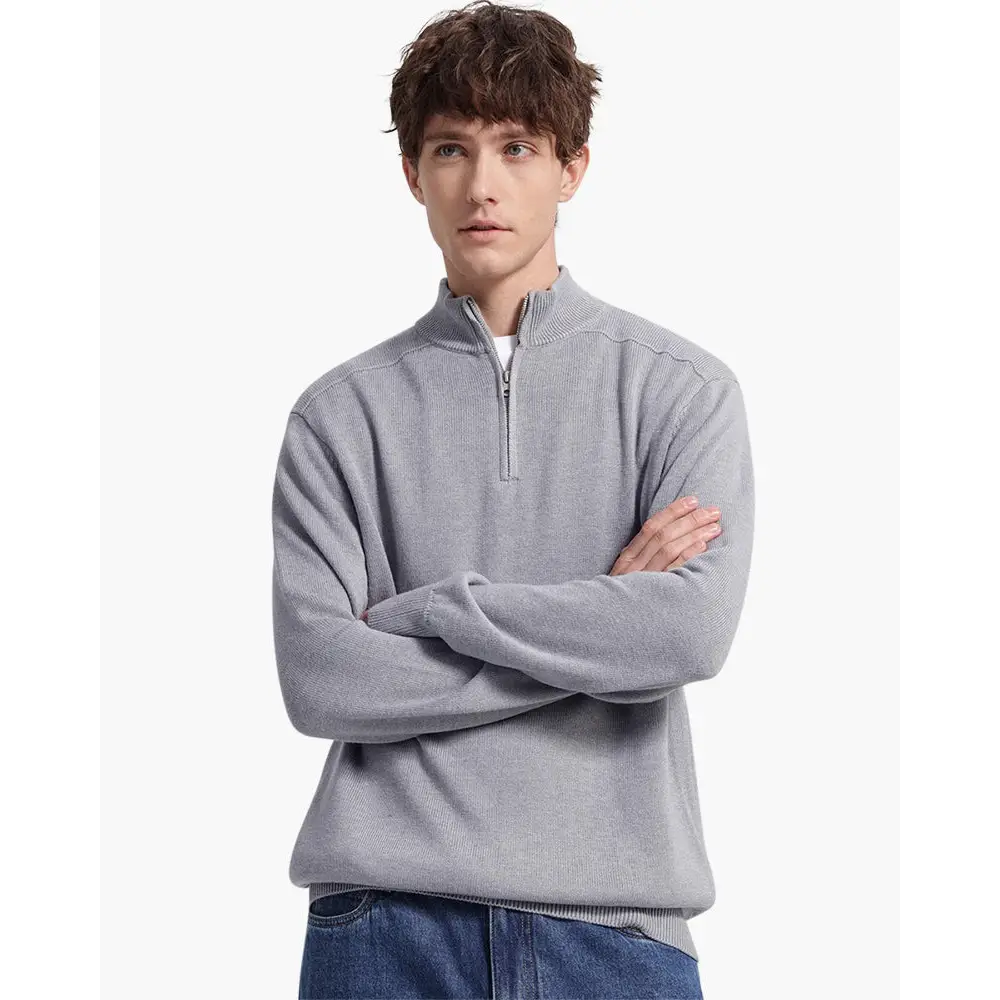 Birch Wool Half-Zip Sweater — photo 3